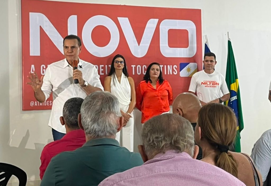 Novo lança Ataídes Oliveira ao governo do Tocantins